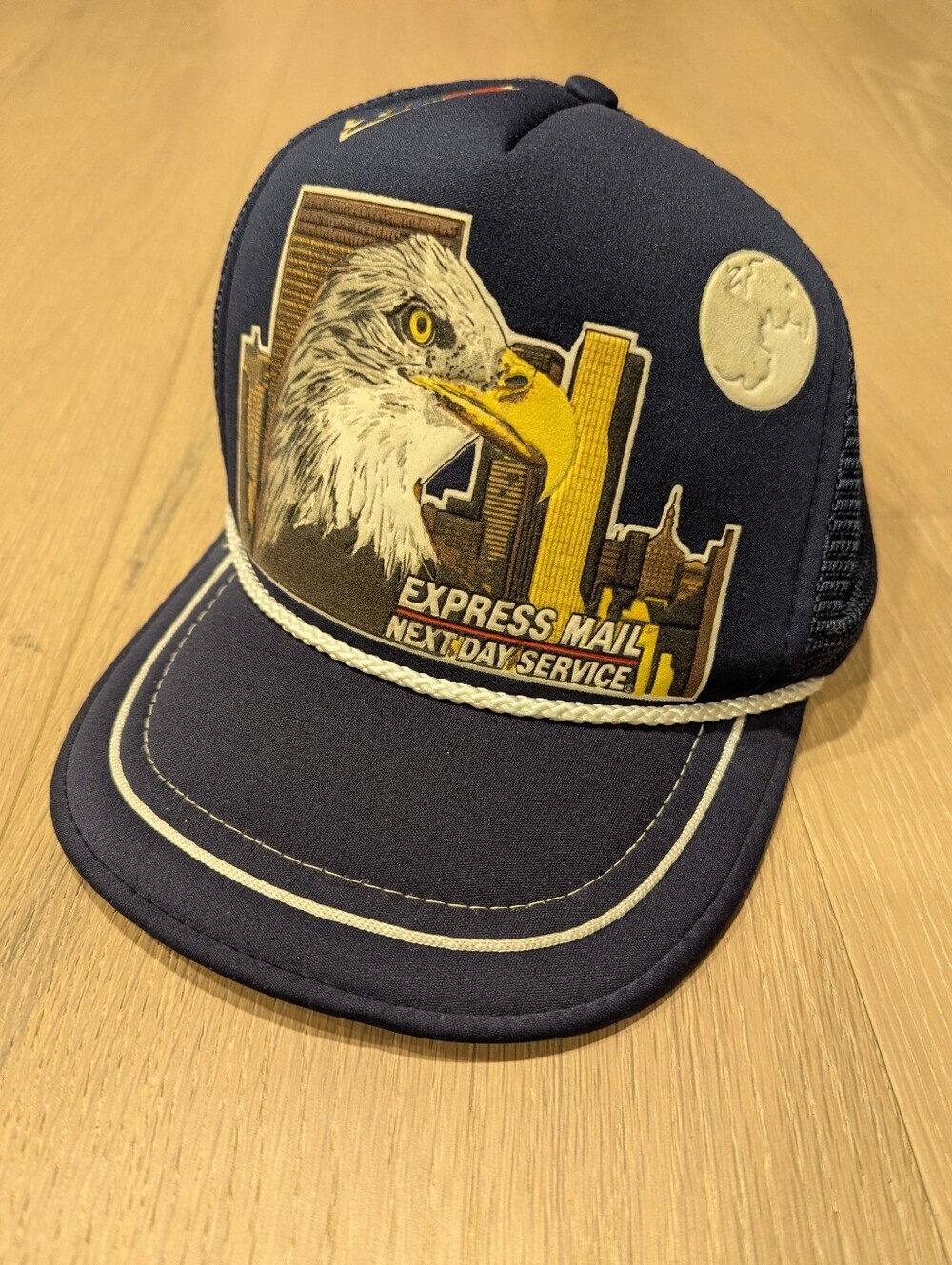 Vintage US Mail Navy Eagle Trucker Hat